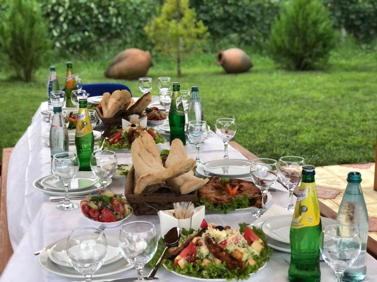 Finca Idoize Camping Hotel Akhmeta Esterno foto
